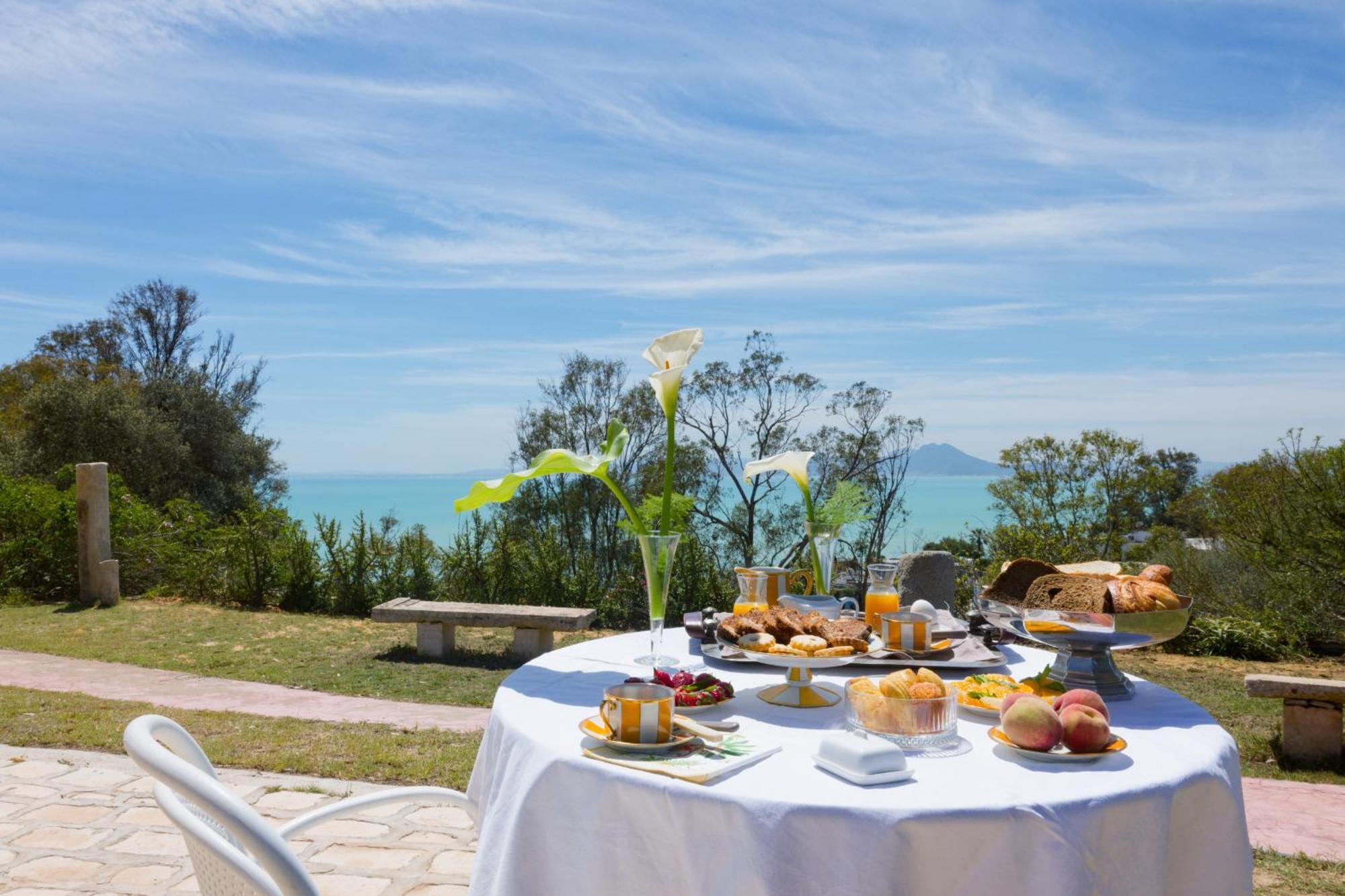 Lella Zohra, Studio Avec Piscine A Sidi Bou Said B&B 외부 사진